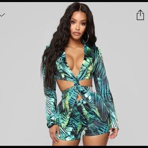 Fashion Nova tropical blazer